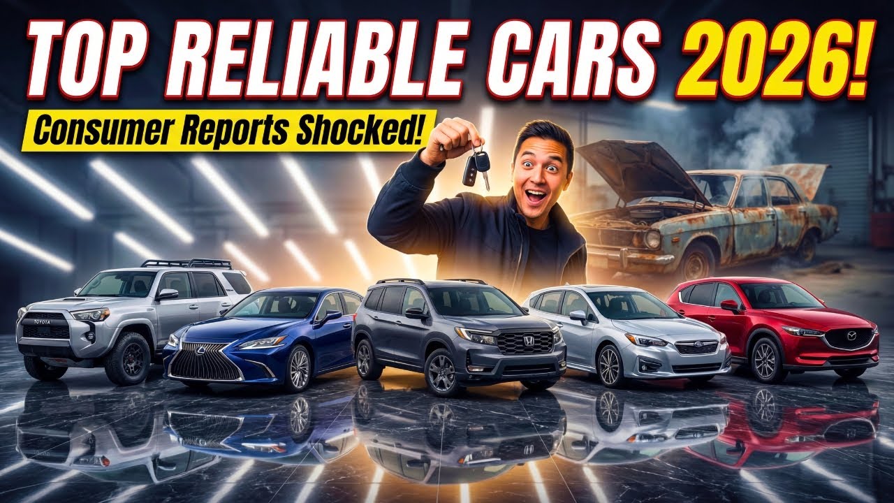 Most Reliable New Cars of 2026 Ranked | Consumer Reports Shocking Results