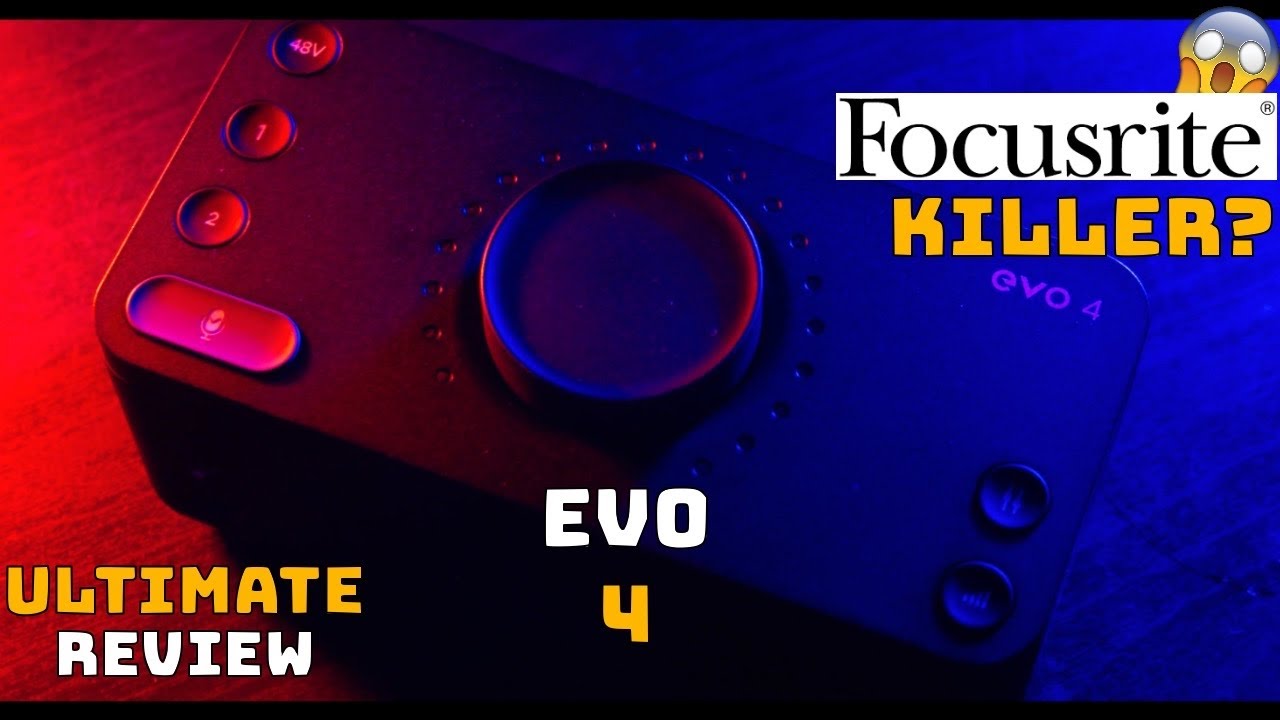 Audient Evo 4 Better than Focusrite? Ultimate Review and Unboxing! Granted Geek Show