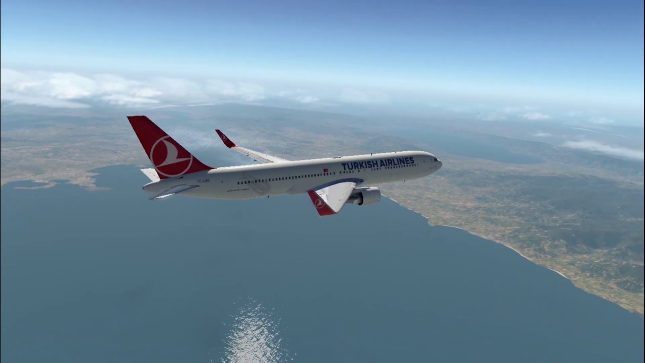 TURKISH AIRLINES | THY | BOEING 767-300 ER | B763 | ISTANBUL-BEYRUT | FLIGHT | U&Ccedil;UŞU