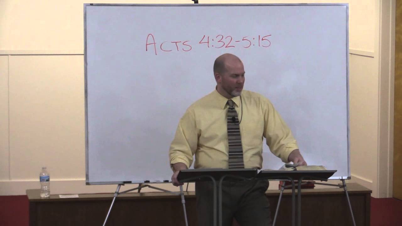 Acts 4:32 - 5:11 - Kingdom Provision and Punishment
