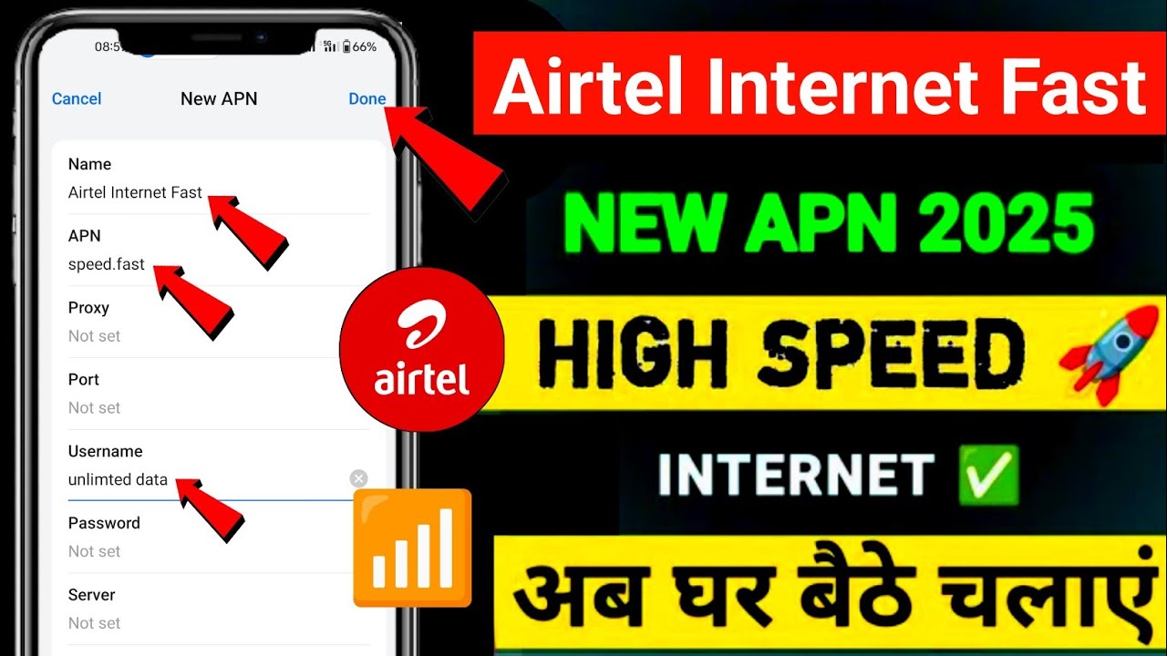📶airtel apn settings 5g 2025/airtel apn settings 4g 2025/airtel internet speed increase🚀/airtel apn