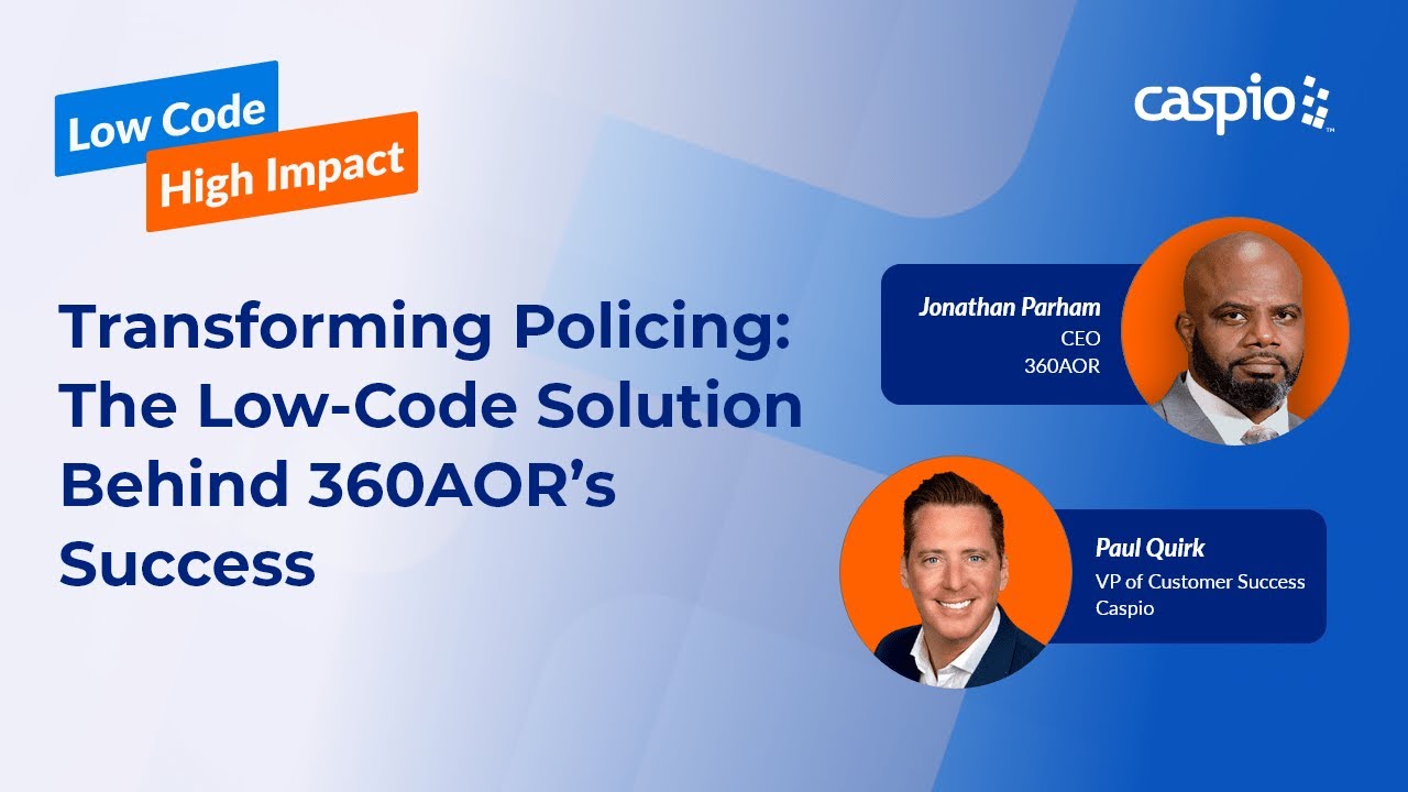 Transforming Policing: The Low-Code Solution Behind 360AOR&rsquo;s Success