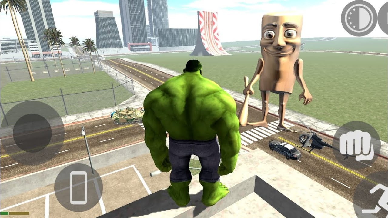 Big Tung Tung Sahur Vs Green hulk || Indian bike driving 3d game 