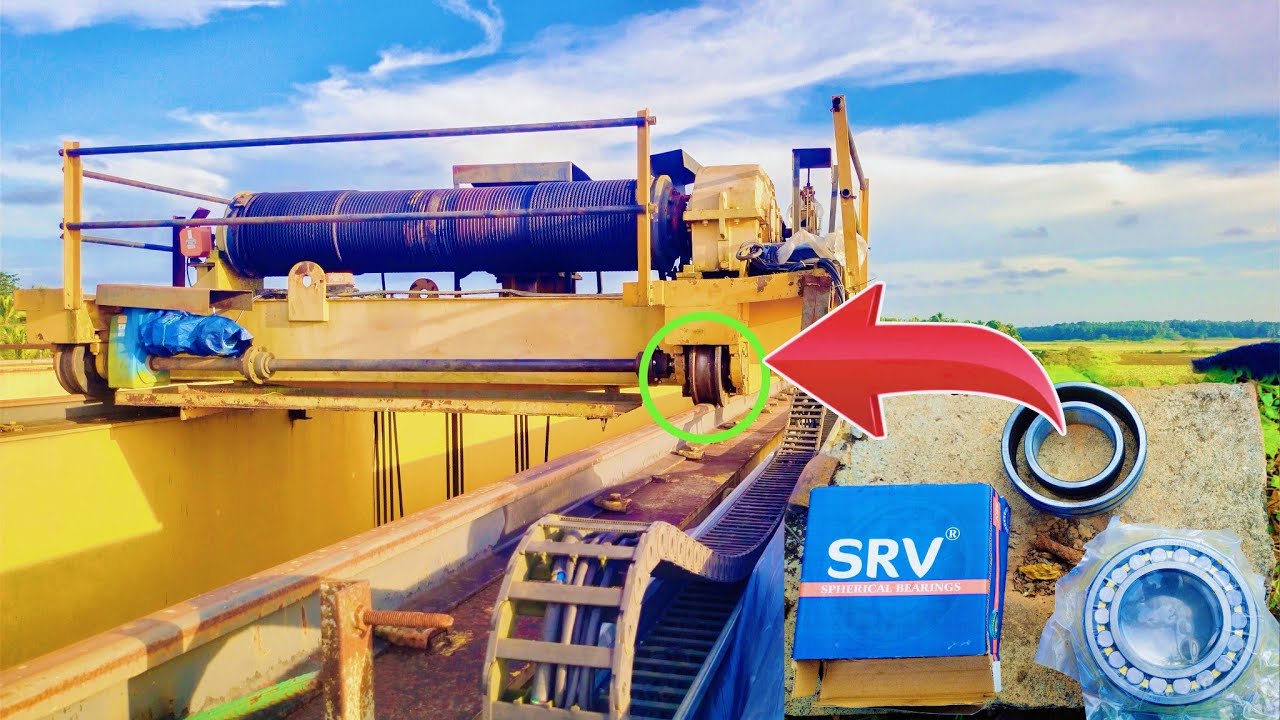 Gantry Crane Wheel (चक्का) को बाहर कैसे करें  | Wheel Bearing Change Full Process | 2025 Maintenance