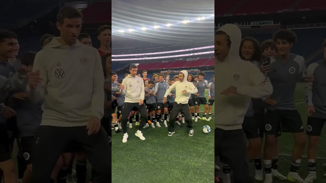 Dancing with the legend Thomas M&uuml;ller😂❤️❤️ #shorts