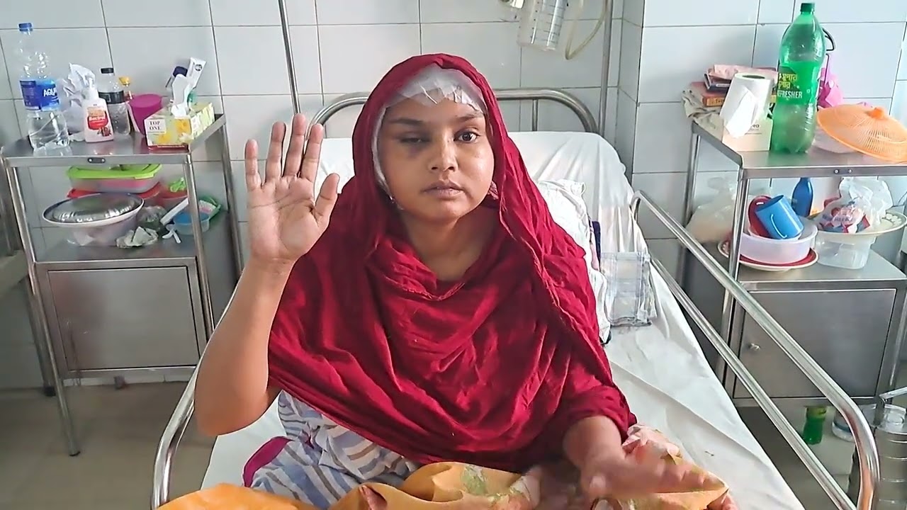 ব্রেন টিউমার অপারেশন পরবর্তী রোগী আলহামদুলিল্লাহ সুস্থ!
