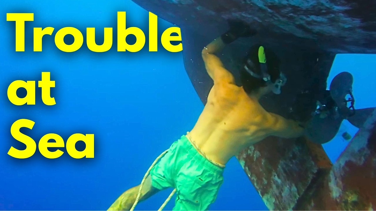 Entangled, Forced to Dive, & Squall Bound - Bad Luck at Sea! Sailing to Escape the Hurricane Zone.