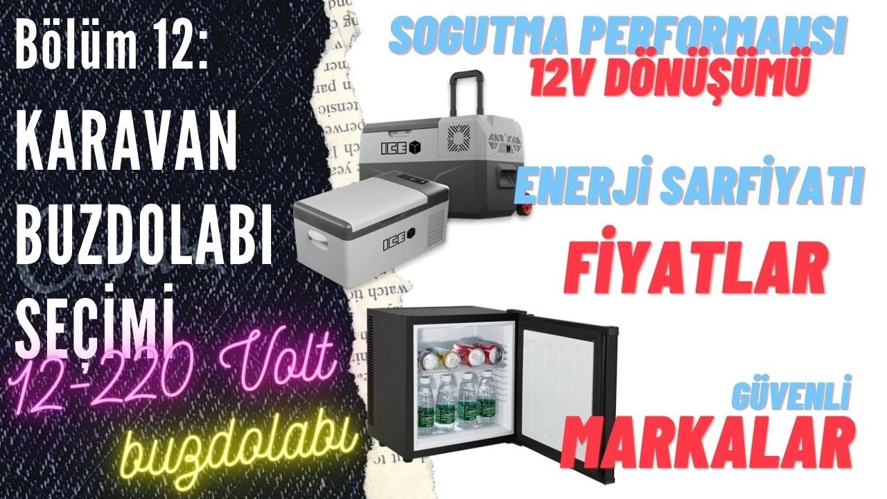 KARAVAN BUZDOLABI SEÇİMİ | 12V vs 220V | KOMPRESÖRLÜ vs MİNİBAR | KARAVAN YAPIMI BÖLÜM 12