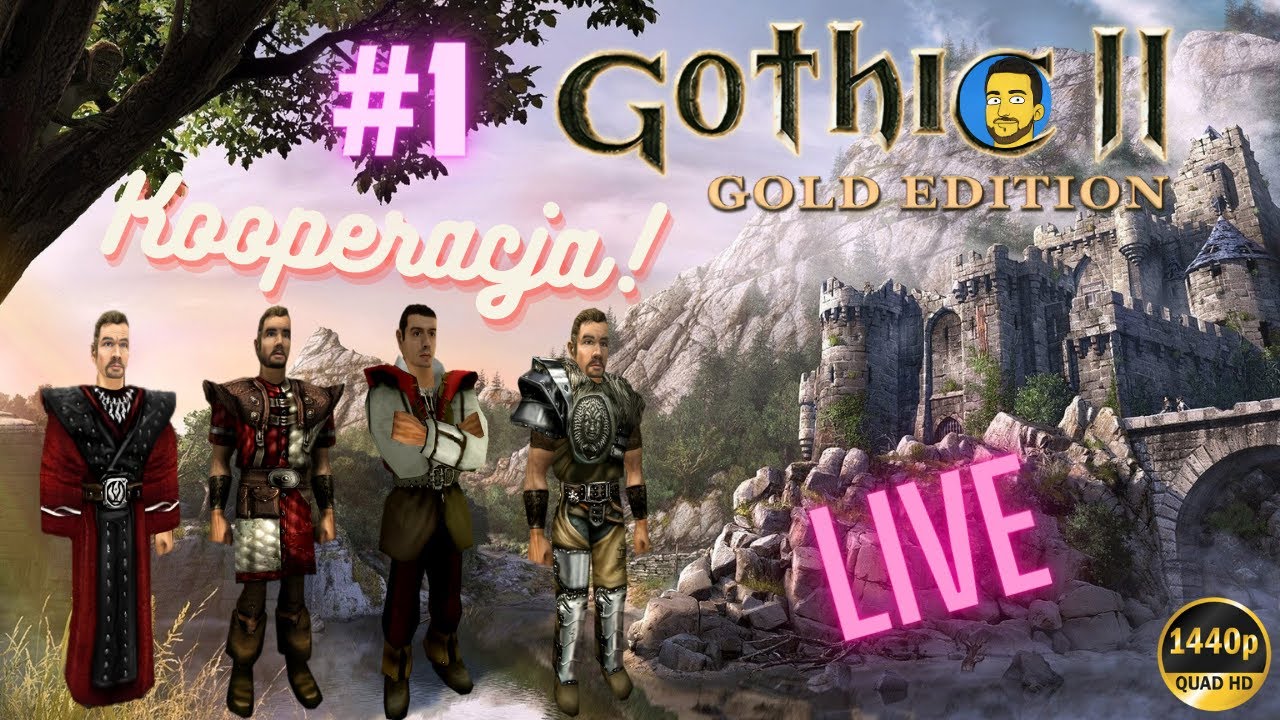 🔴[LIVE] Gothic 2 Gold Edition Kooperacja (01) - Wsp&oacute;lną Drogą Mag&oacute;w Ognia !
