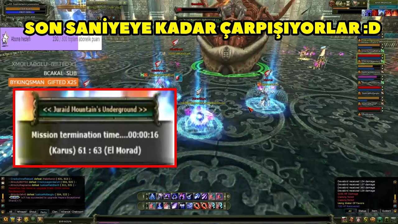 CevikOnline - 2 Mage Party JR'de Karşı Karşıya Geliyor Yok Böyle Çekişme :D  ! Knight Online
