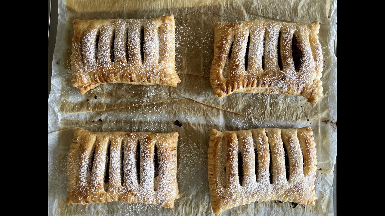 Fagottini di pasta sfoglia con Nutella