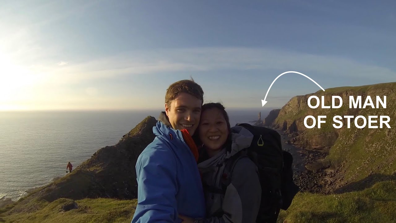 Old Man of Stoer Climbing