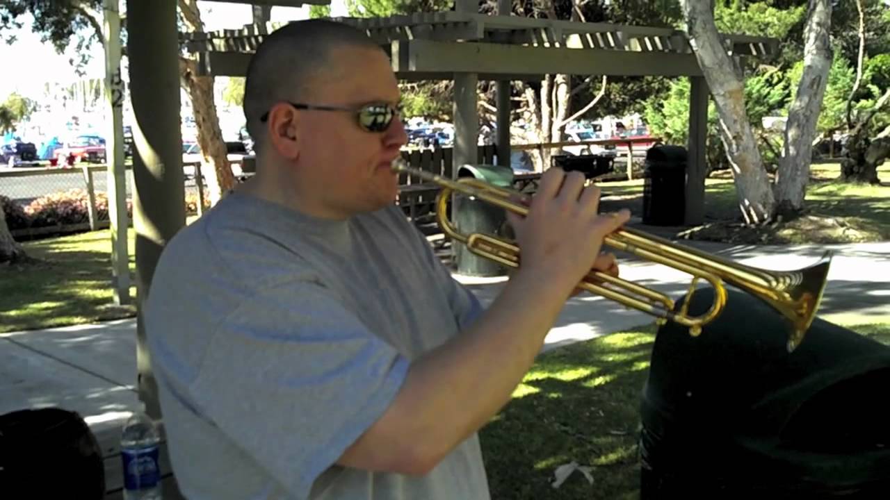 Scott Englebright plays a Stomvi USA VRII Trumpet