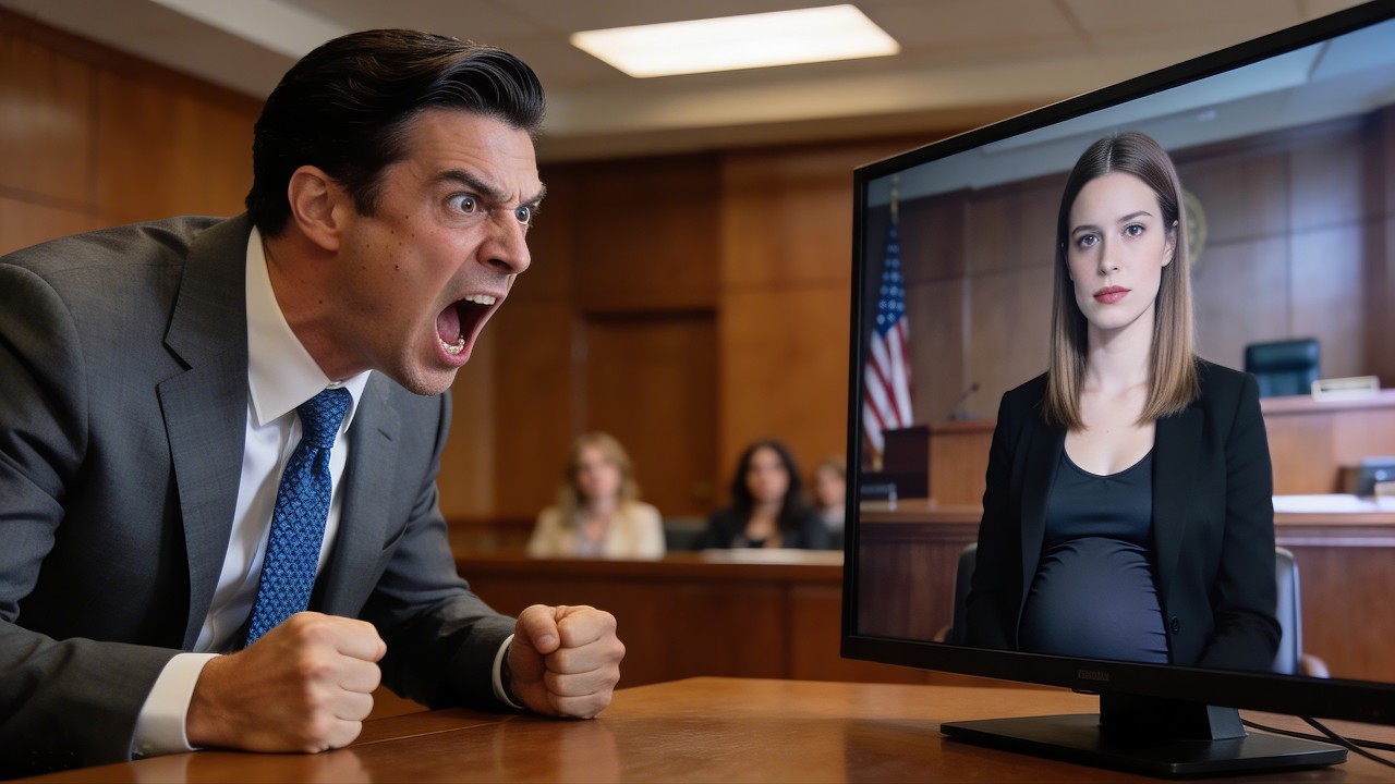 He Showed Up With His Mistress in Court—But His Pregnant Wife’s Video Testimony Shattered Everything