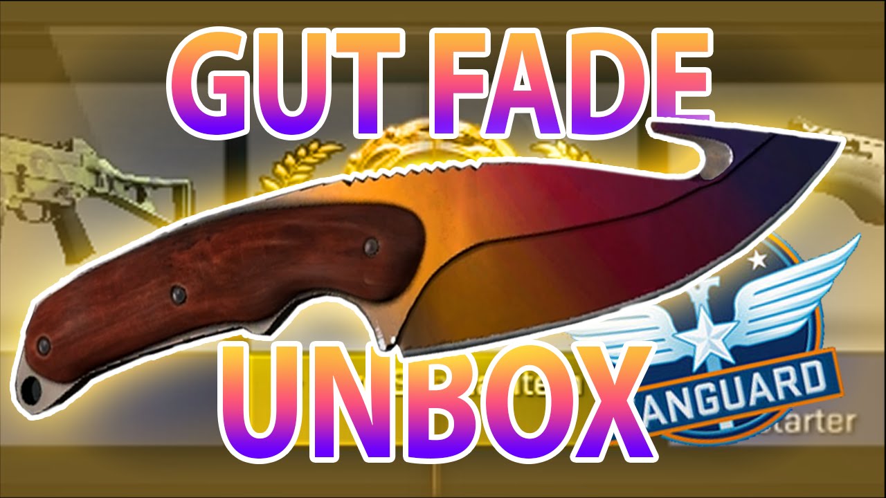 CS:GO ANOTHER FADE UNBOX! VANGUARD!