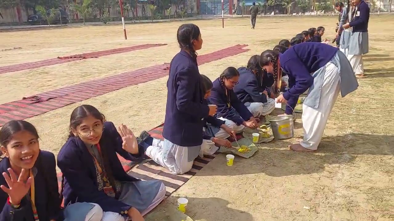 khichdi sahbhoj #saraswati vidhya mandir firozabad