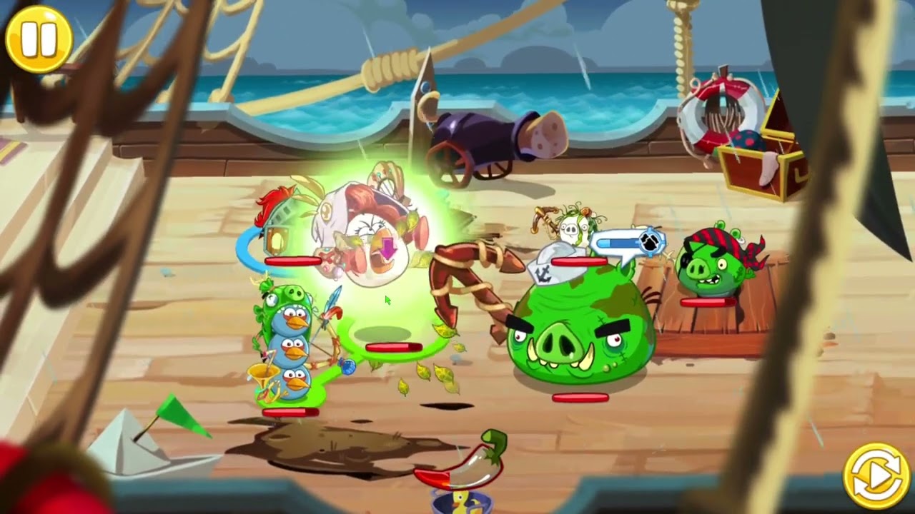 Прохождение Angry Birds Epic со стартовым снаряжением (8/19)