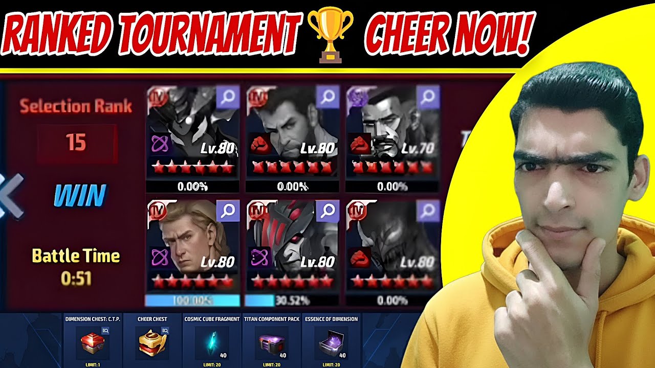 Ranked Tournament 🏆 Cheer & Get Free Rewards | Marvel Future Fight 