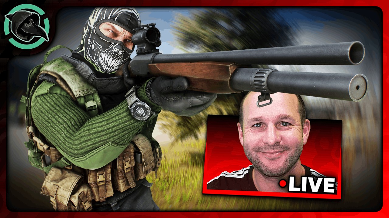 8 TASKS TILL KAPPA | HARDCORE DAY 45 LIVE FILMING - Escape From Tarkov