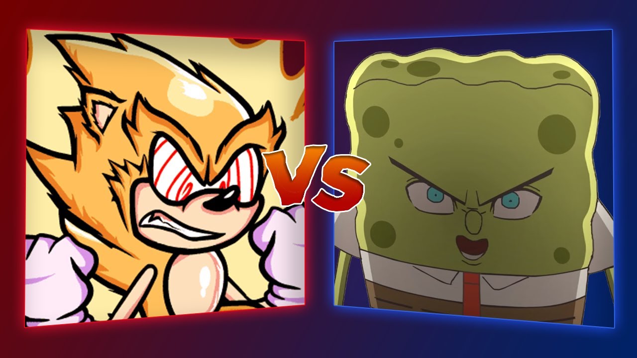 MUGEN Battle - Fleetway Sonic vs SuponjiBobu