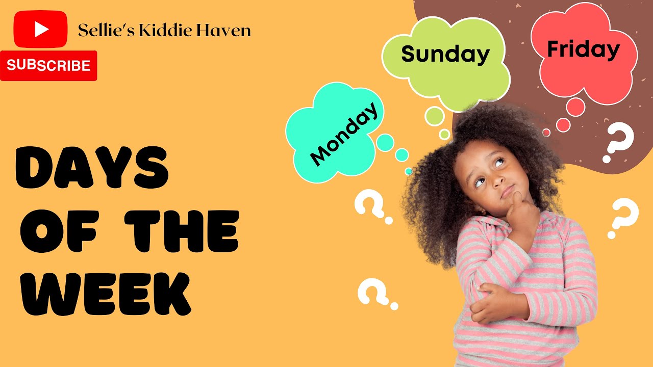 Days of the Week for KG - Grade 1
