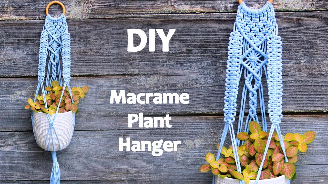 My New Macrame Plant Hanger Tutorial | Macrame Design 137