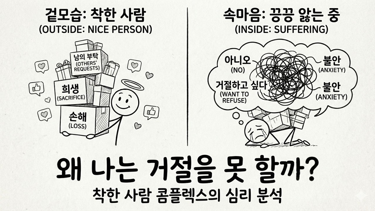 거절을 못 해서 손해만 보는 '착한 사람'의 진짜 이유