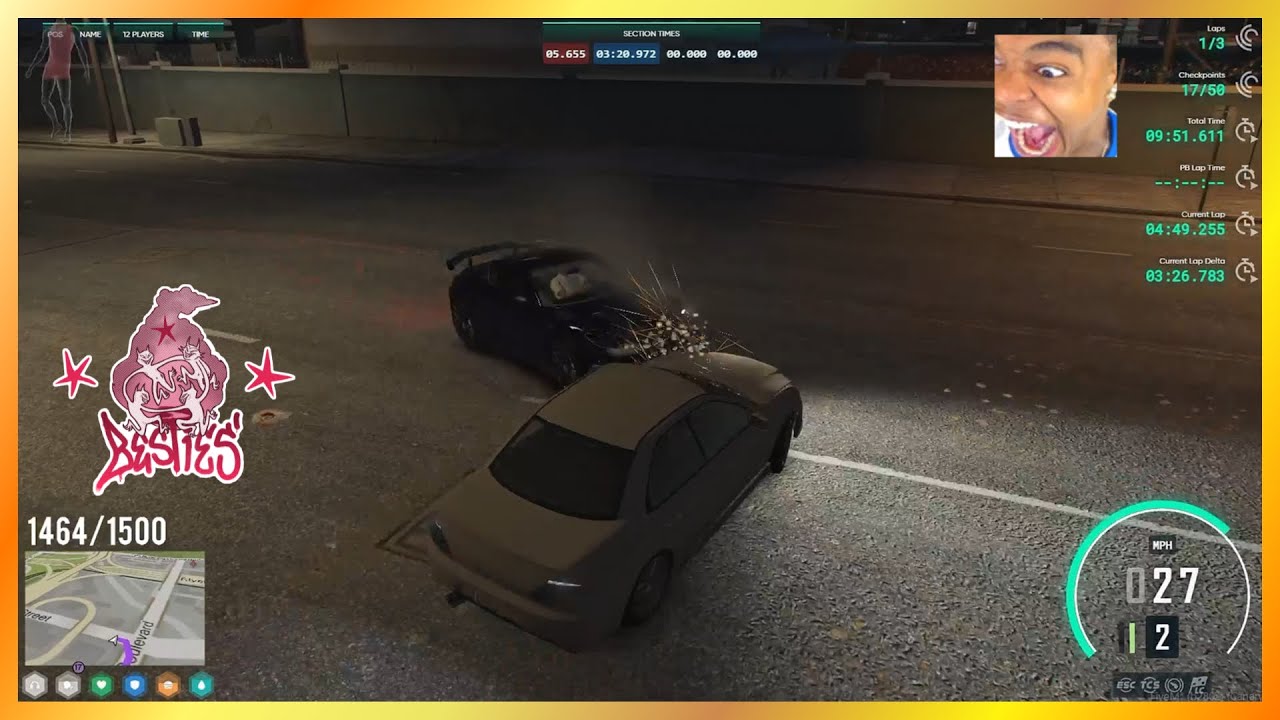 Jay Hobbs Crashes Out After 4HEAD Ruined His Race | NoPixel 4.0 GTA RP