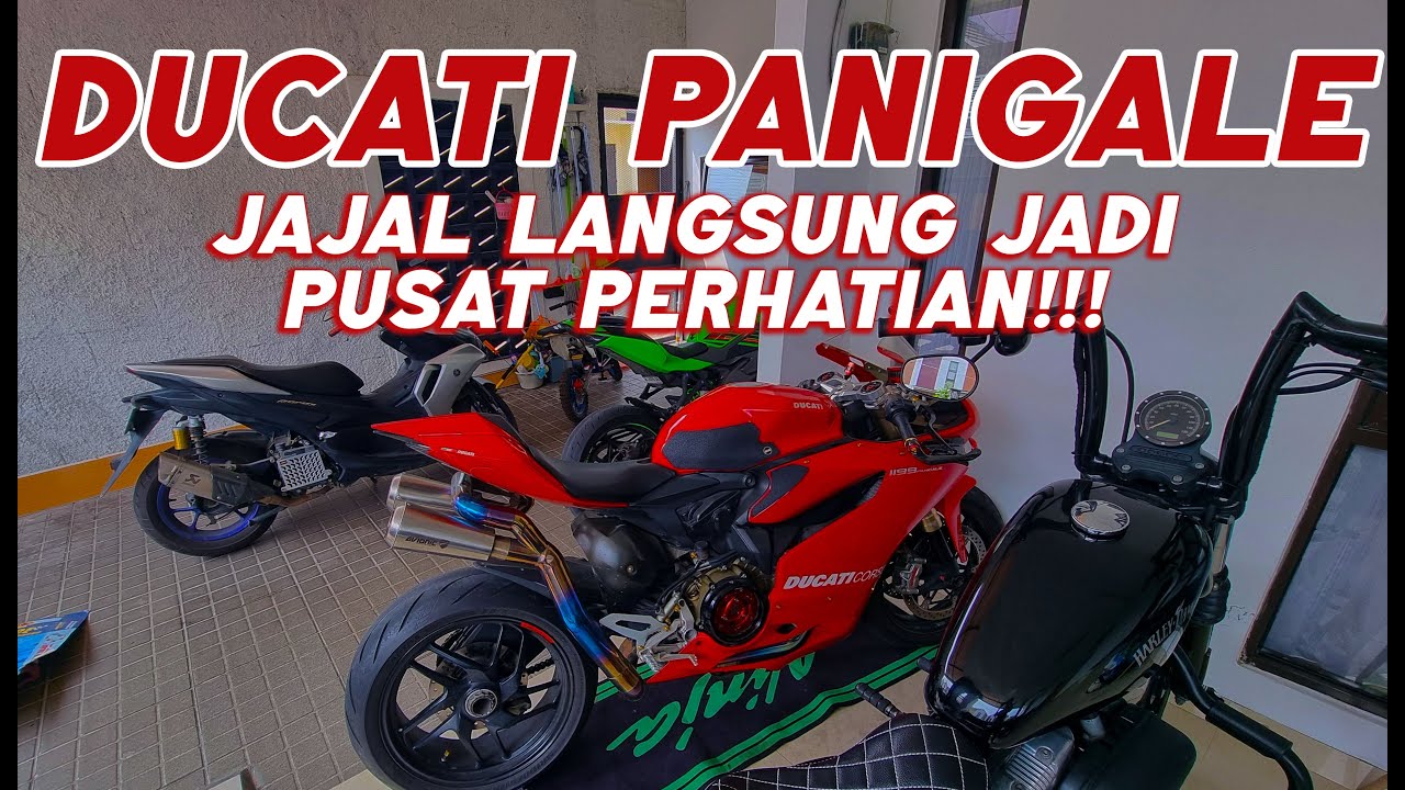 DUCATI PANIGALE‼️JADI PUSAT PERHATIAN DIJAJAL AREA KOMPLEK
