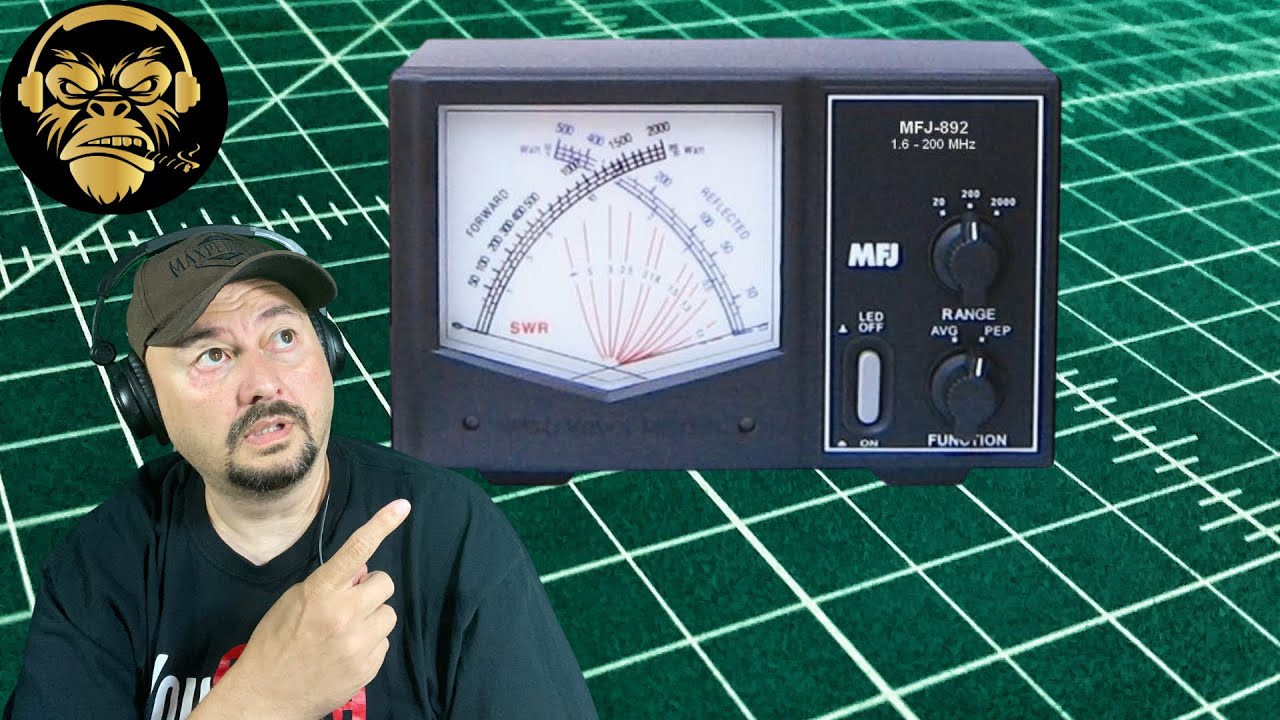 MFJ-892 SWR and Watt Meter - Ham Radio - TheSmokinApe