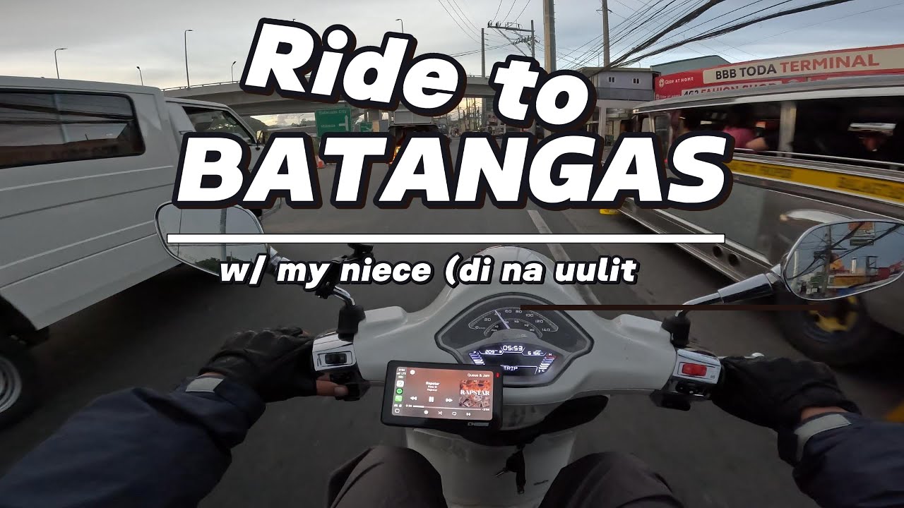 Ride 17 | MNL to Batangas ride with my niece. #rider #travel