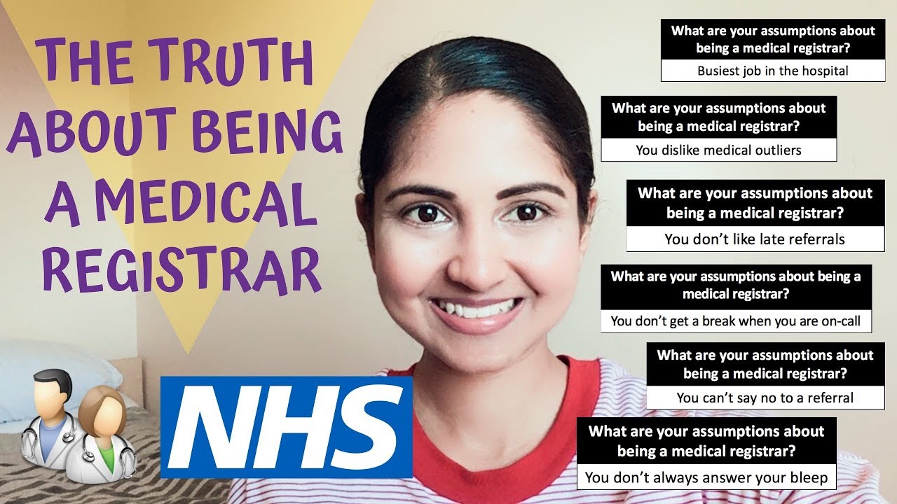 ASSUMPTIONS ABOUT BEING A MEDICAL REGISTRAR | Q&A🙋