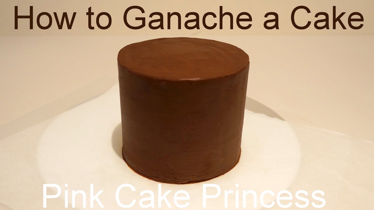 Chocolate Ganache Filled Cake - How to by Pink Cake Princess