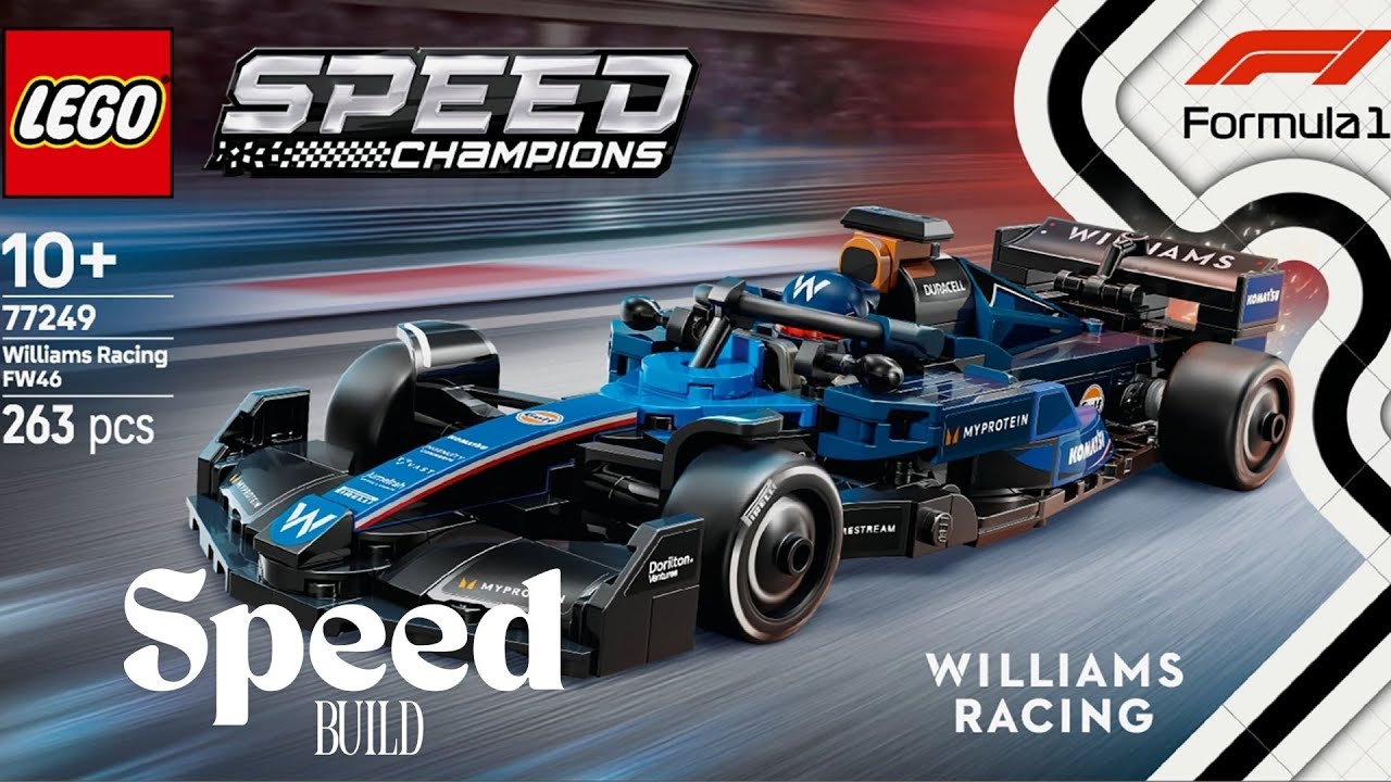 Speed Build – LEGO Speed Champions Williams Racing FW46 F1 (77249)