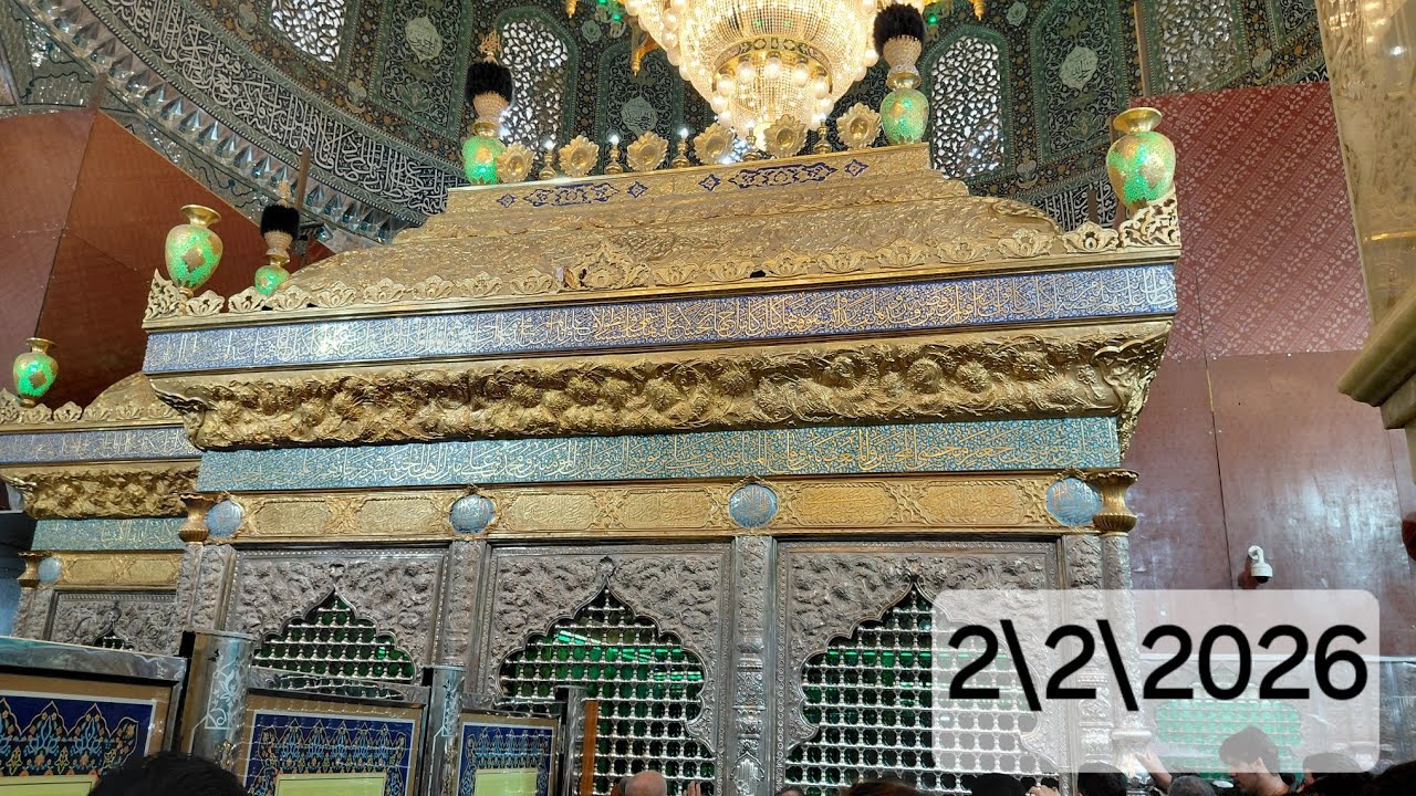 اليوم من سامراء زيارة الامامين العسكريين عليهم السلام وسرداب الامام صاحب الزمان (عج) ومضيف العتبه 