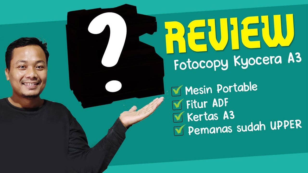 Review Fotocopy Kyocera A3 - fotocopy portable A3