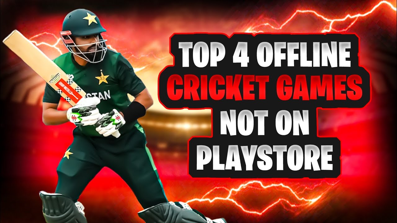 TOP 4 OFFLINE CRICKET GAMES NOT ON PLAY STORE #cricketgame #mfaizantv