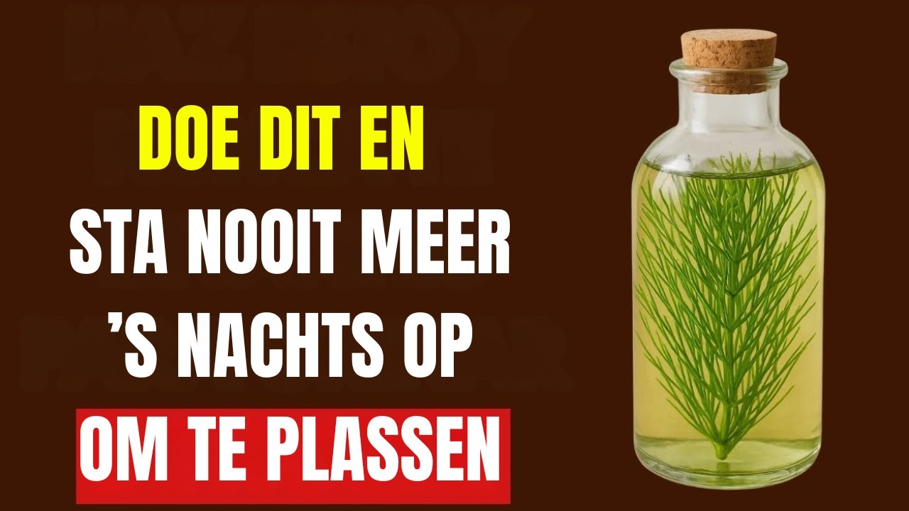 3 wonderkruiden die de blaas reinigen en nachtelijk urineren voorkomen