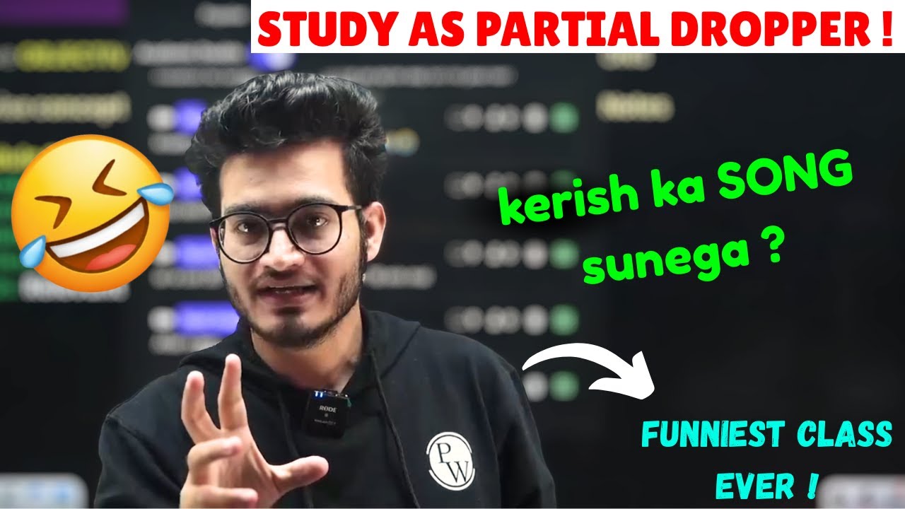 krish ka song sunega ? 🤣🤣 || study as partial dropper ? || vipin sir funny doubts video ||#vipinsir