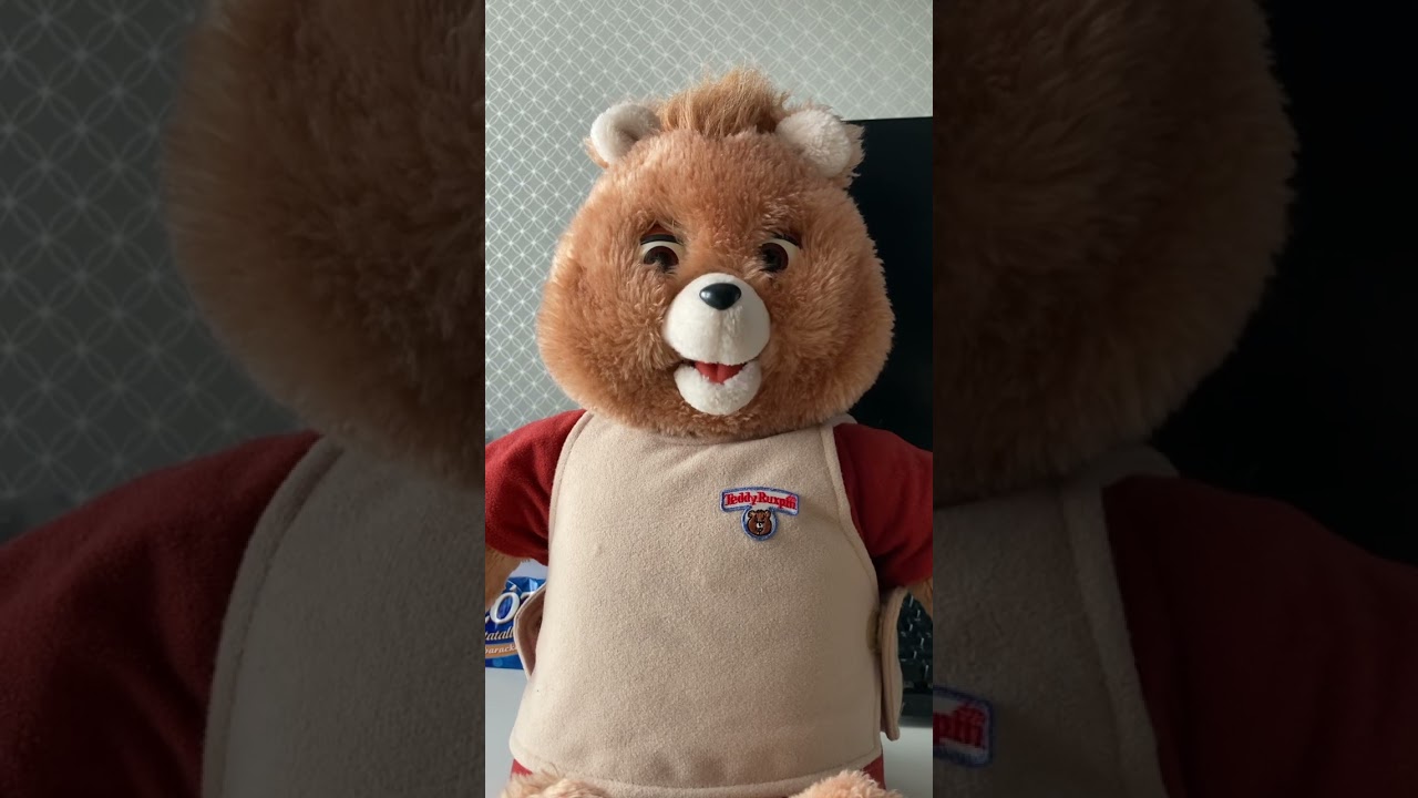 Made in korea teddy ruxpin singing the come and discover the world with me song from the airship