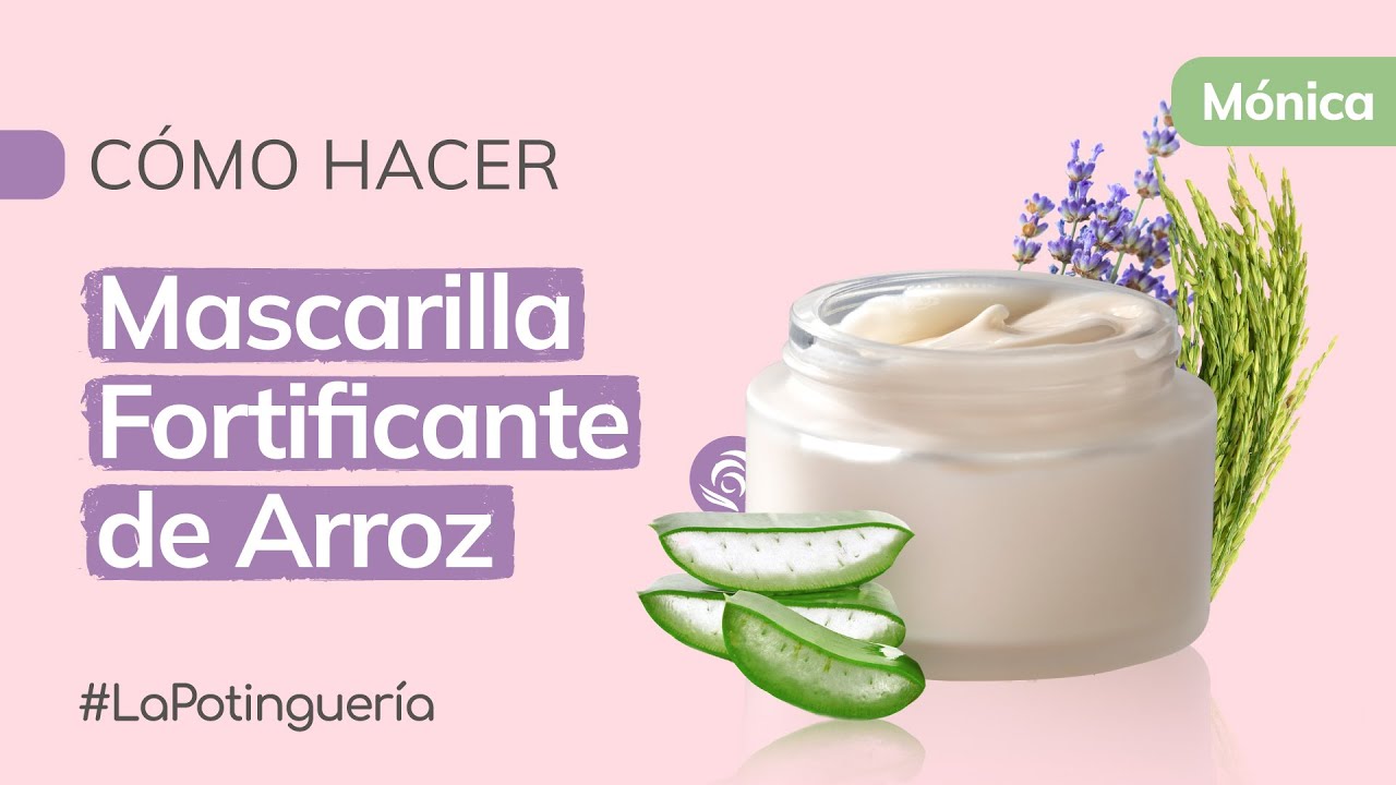 Cómo hacer Mascarilla Capilar Fortificante de Arroz 🌾 INTENSIVA: PROTEGE+REPARA 💆‍♀️ Jabonarium #LP