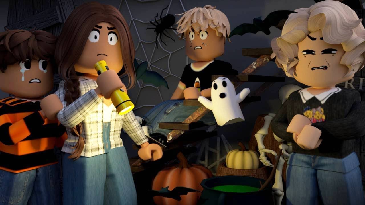 WE GOT TRAPPED IN A HAUNTED BASEMENT! **CHAOTIC** | Bloxburg Family Roleplay