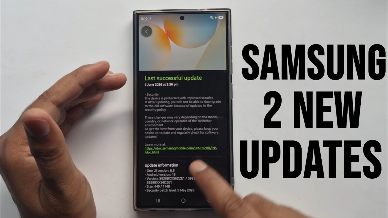 Samsung Galaxy Device 2 New Security Updates
