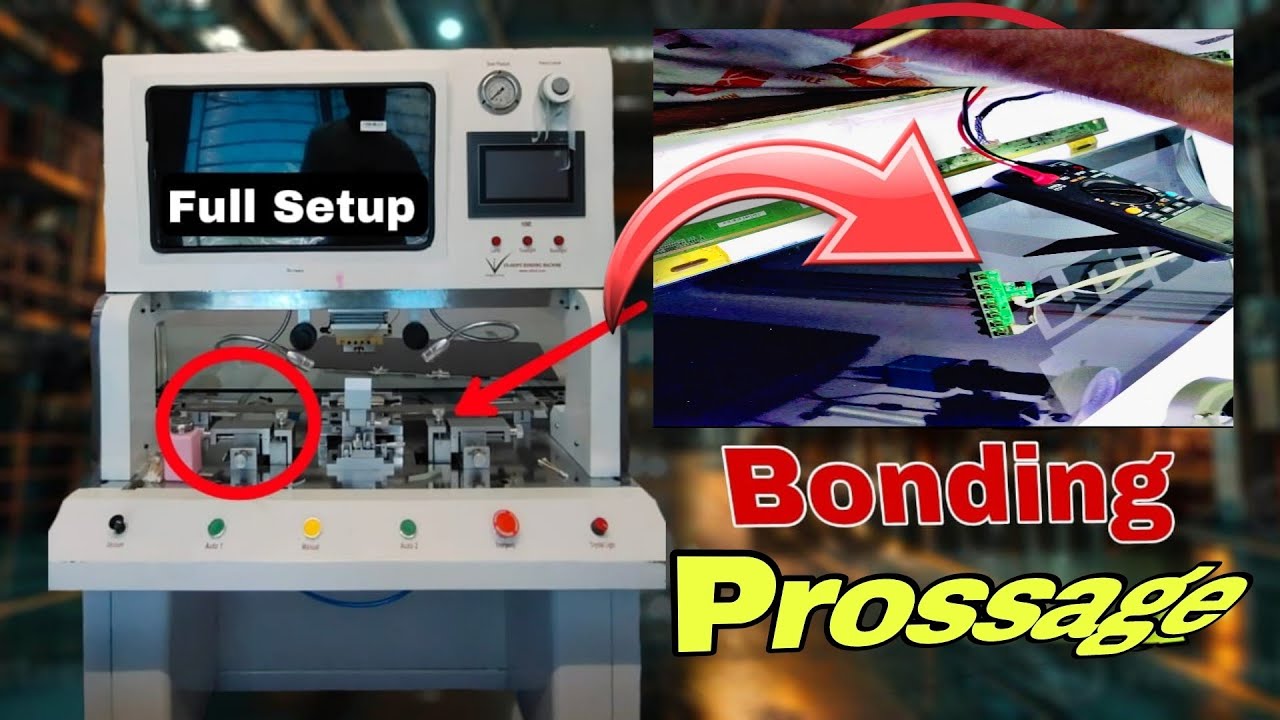 Display Bonding  Kaise Kare || Panel Cof Ic Changing Prossage