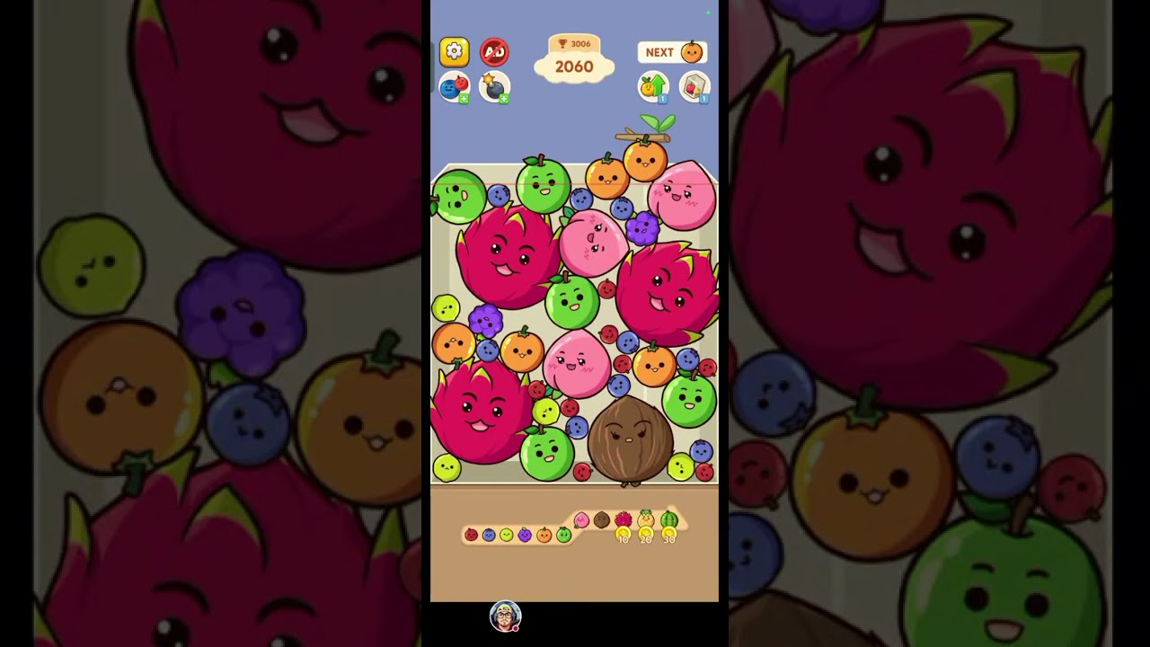 TOP Gamus is live ! Fruit MERGE! NEW Official game Live now #shortfeed #gaming #live