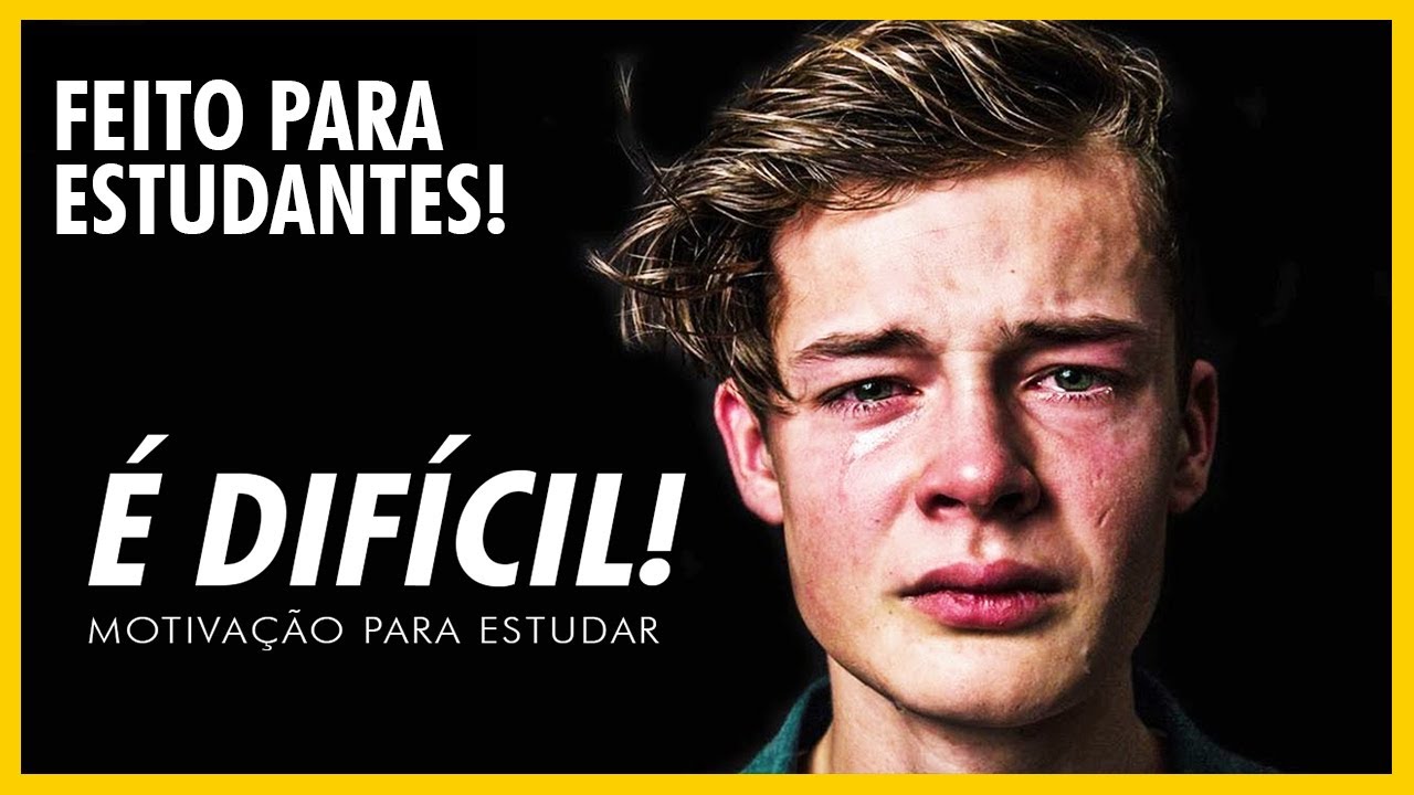&Eacute; DIF&Iacute;CIL TIRAR BOAS NOTAS - MOTIVA&Ccedil;&Atilde;O PARA ESTUDAR (MOTIVACIONAL)