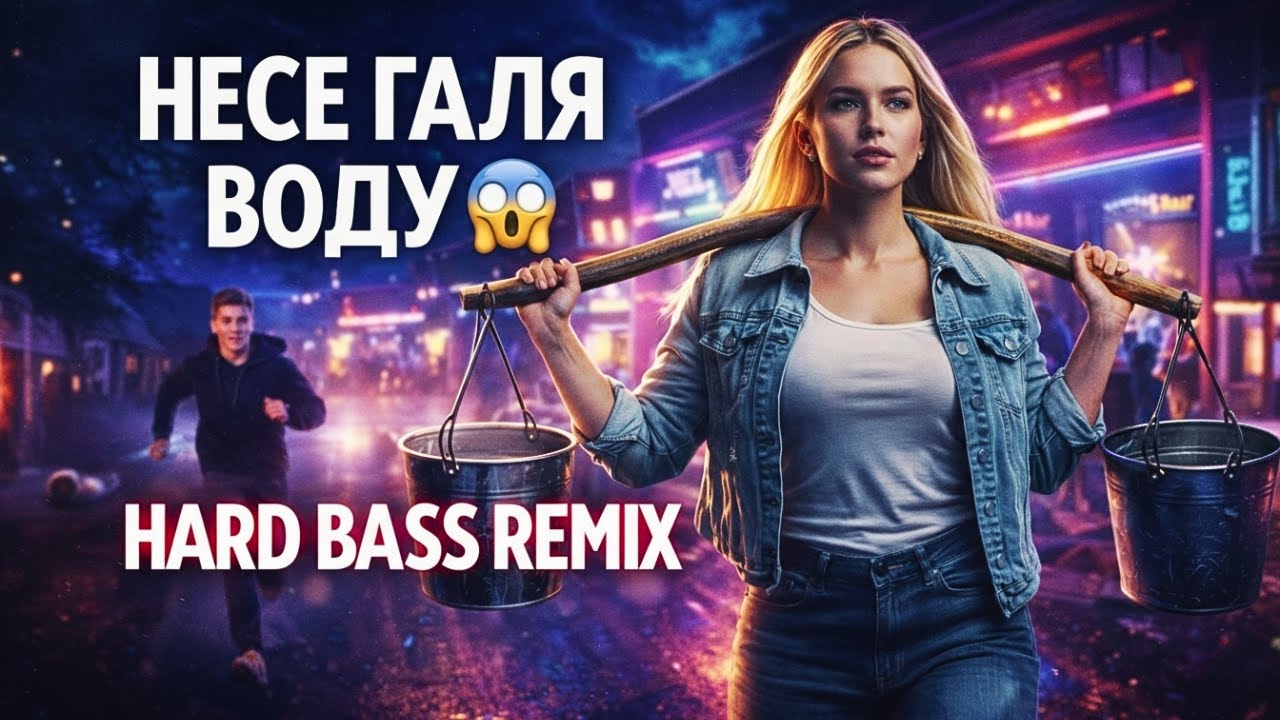 НЕСЕ ГАЛЯ ВОДУ 😱🔥  HARD BASS REMIX Music Video