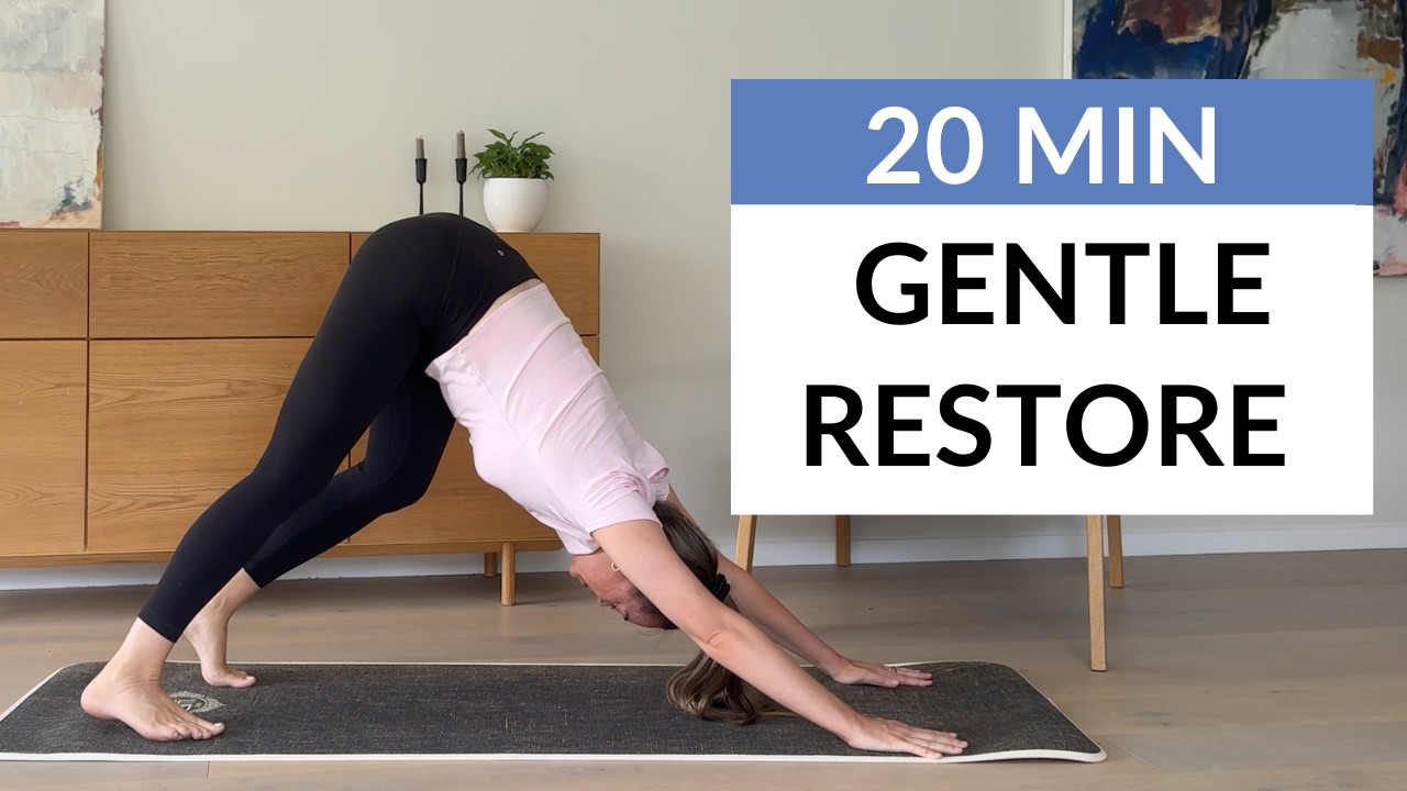 20 Minute Yoga Flow |  Gentle Stretchy Restorative Practice