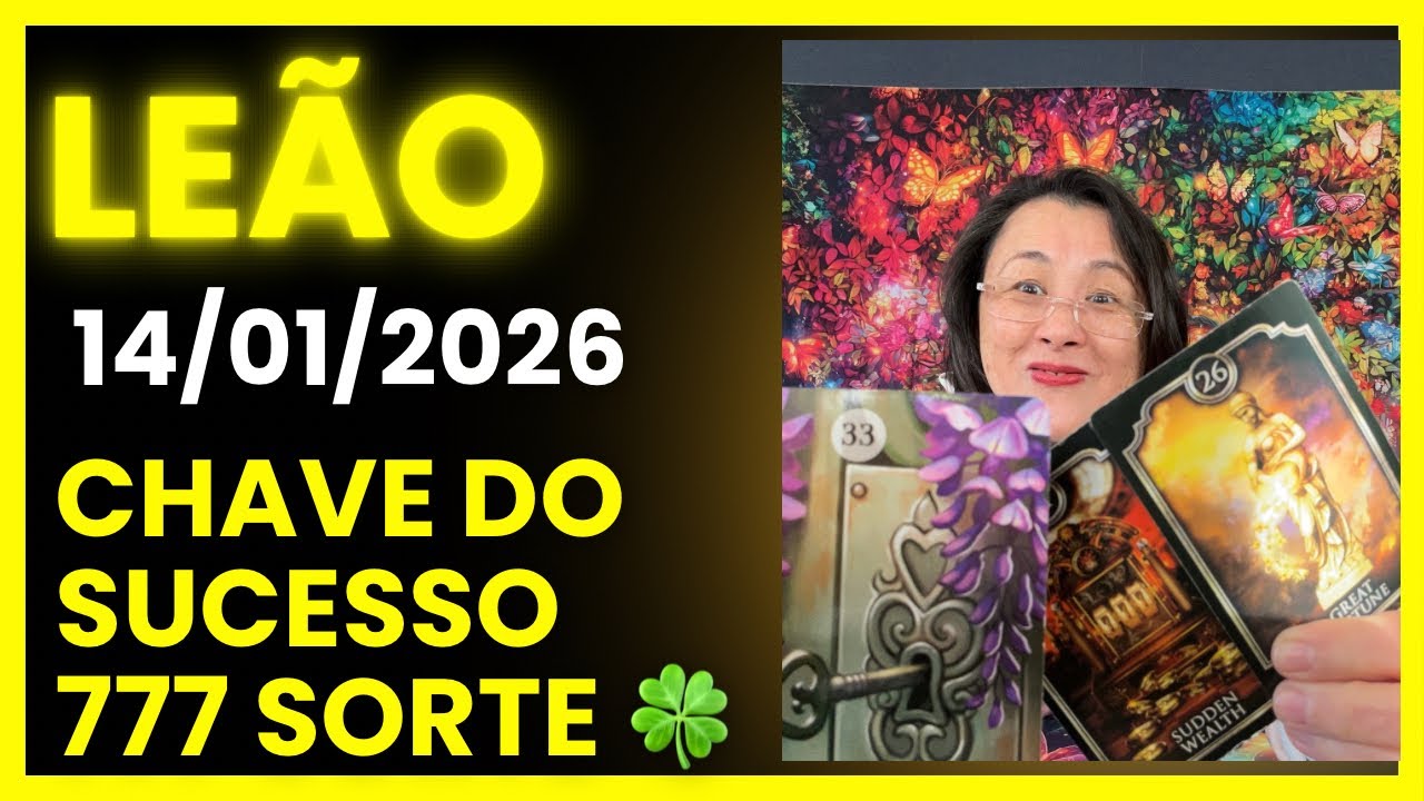Leão ♌️ JANEIRO 2026 blimblim da fortuna muita sorte 🍀 777