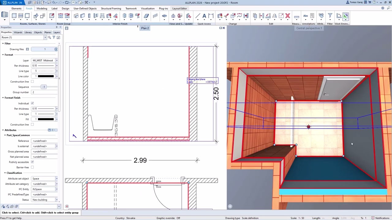 ALLPLAN - 12 - BIM Compliant Room and Finish Detailing